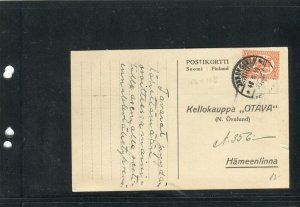 FINLAND; Early 1900s fine used Illustrated POSTCARD nice cancels