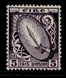 IRELAND GVI SG118, 5d deep violet, M MINT.