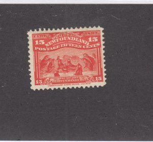 NEWFOUNDLAND # 70 VF-MH 15cts SEALS CAT VALUE $20+