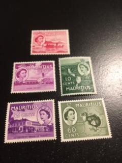 Mauritius sc 251,253,255,259,261 MH