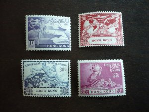 Stamps - Hong Kong - Scott# 180-183 - Mint Never Hinged Set of 4 Stamps