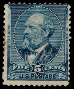 US #216 James A. Garfield; Unused