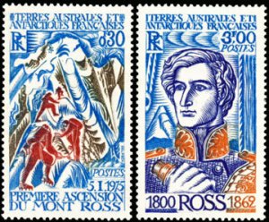 Scott #64-5 James Clark Ross MNH