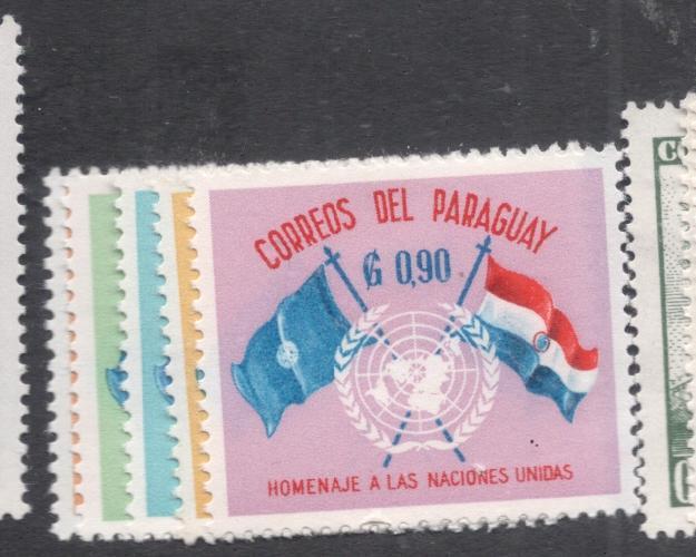 Paraguay UN SC 569-71, C272-3 MOG (8dfn)