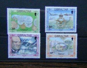 Gibraltar 1993 Anniversaries set MNH