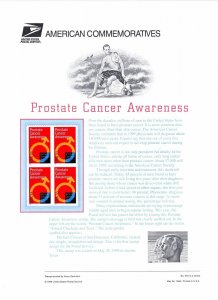 USPS Commemorative Panel 572 #3315 Prostate Cancer Awareness Mint Blk/4 1999