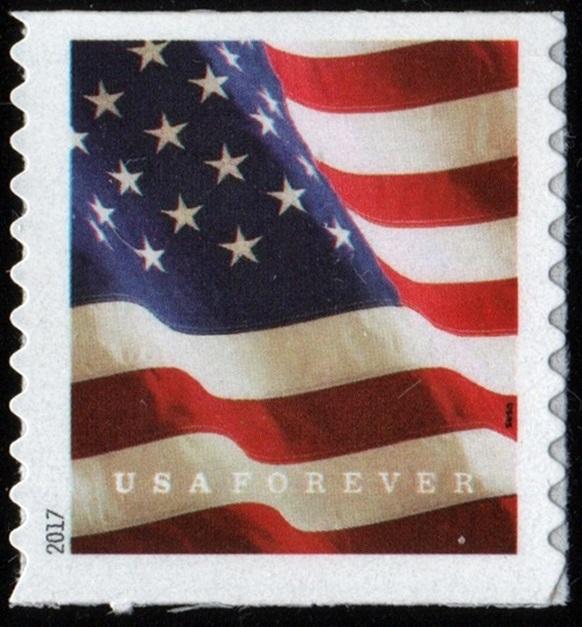 SC#5158 (49¢) U.S. Flag Coil Single (2017) SA