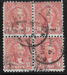 US #590 9c Thomas Jefferson