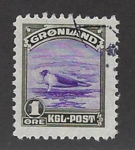 Greenland SC#10 used F-VF SCV$40.00...in Demand!