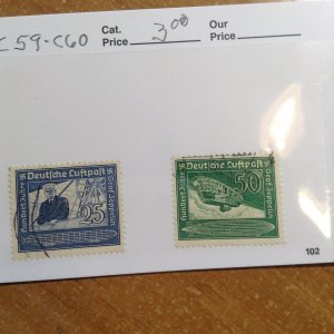 Germany  # C59-60  Used