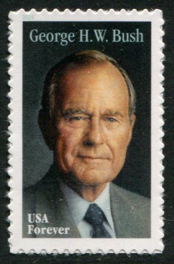 5393 US (55c) George HW Bush SA, MNH