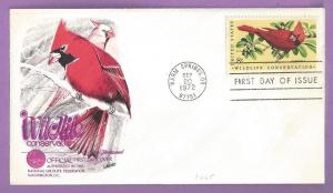 US #1465 FDC 8C Cardinal