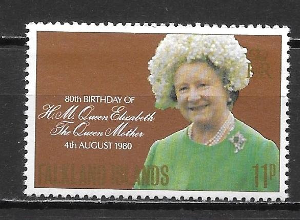 Falkland Islands 305 Queen Mother 80th Birthday MNH (lib)