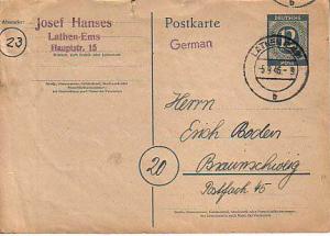 Germany, Government Postal Card