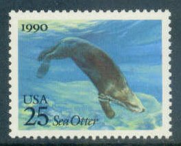 2510 25c Sea Otter Fine MNH