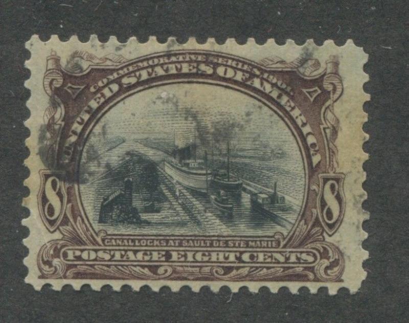 1901 US Stamp #298 8c Used Very Fine Pan-American Exposition Issue 