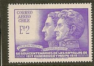 Chile  Scott  C280   Battles     MNH