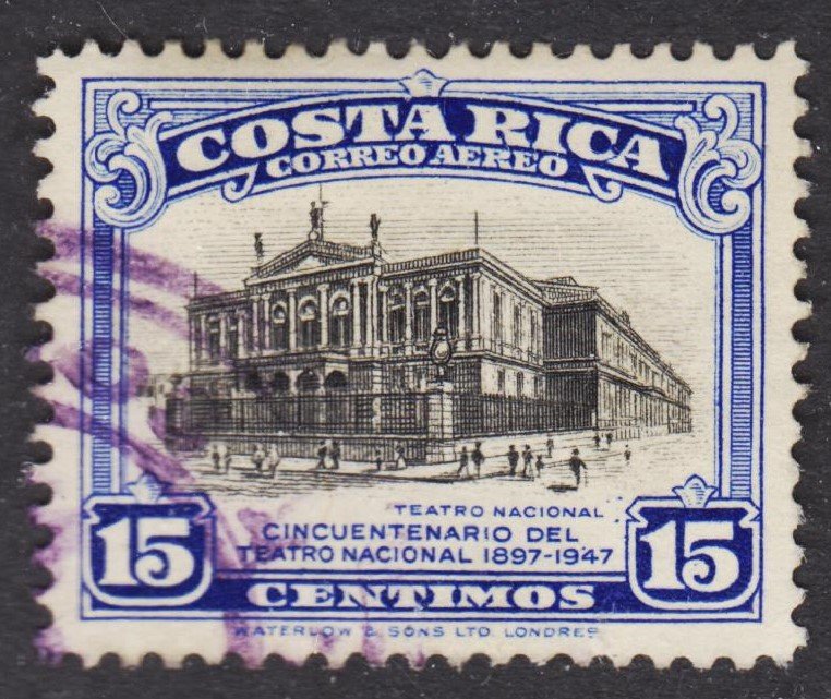 Costa Rica Scott C168 VF used.