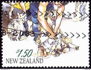 NEW ZEALAND 2003 $1.50 Multicoloured, Chinese New Year-Year of the Sheep-Shea...