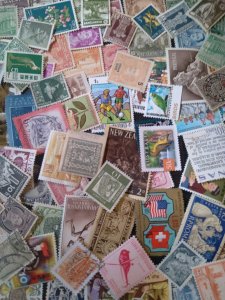 500 Unused Mint WW MNH Stamps 600k Hoard   97% Different! Vintage/Antique Dates