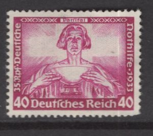 GERMANY B57   NO GUM PARSTAL ISSUE 1933