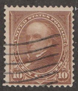 U.S. Scott #282c Webster Stamp - Used Single