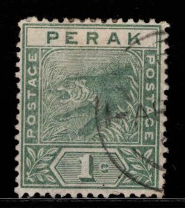 MALAYA Perak Scott 42 Used 1892 Tiger  stamp