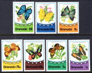 Grenada 660-666 Butterflies MNH VF