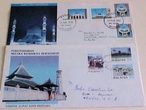 MALAYSIA   FDC 1989/1988