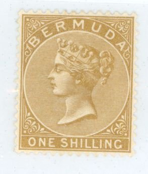 Bermuda #25a Unused Single (Queen)