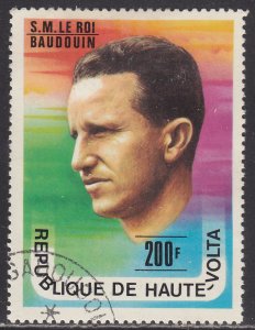 Burkina Faso 435 King Baudouin of Belgium 1977