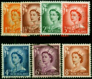 New Zealand 1955-59 Set of 7 SG745-751 V.F.U