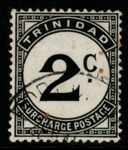Trinidad SGD26 1947 2c Negro Franqueo bien usada 
