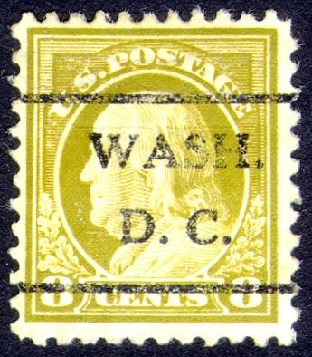508 8c Franklin WASH. D.C. Precancel
