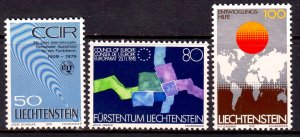 Liechtenstein 1979 Anniversaries Complete Mint MNH Set SC 668-670