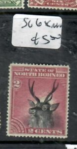 NORTH BORNEO   2C  DEER     SG 68        MOG    P0507H