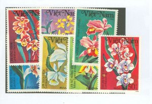 Vietnam/North (Democratic Republic) #1378-84 Unused Single (Complete Set) (Flora)