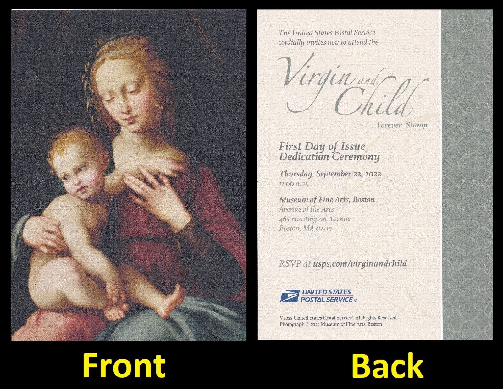 USPS adds 'Virgin and Child' painting to new Forever Stamp before Christmas