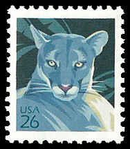 PCBstamps   US #4137 26c Wildlife-Florida Panther, MNH, (44)