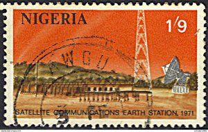 NIGERIA 1971 QEII 1/9 Multicoloured, Opening of Nigerian Earth Satellite St...