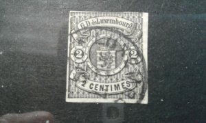 Luxembourg #5 used thin e1912.5999