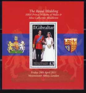 Gibraltar 1283 MNH 2011 Prince William Wedding