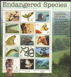 US #3105 Mint Sheet Endangered Species 