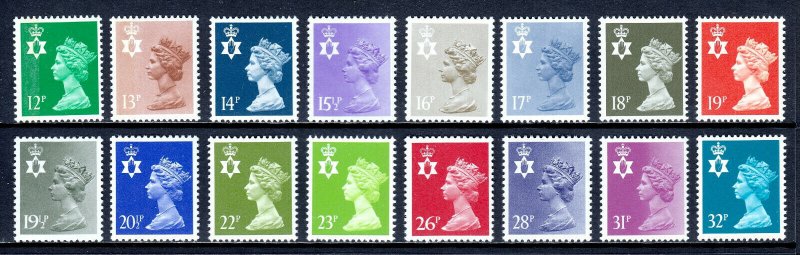 GREAT BRITAIN (NORTHERN IRELAND) — SCOTT NIMH18//NIMH53 — MACHINS —MNH — SCV $24