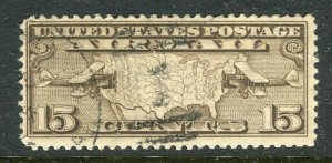 USA; 1926 early Airmail issue fine used Shade of 15c. value