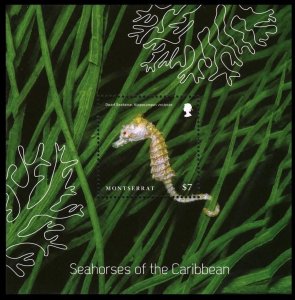 2015 Montserrat 1768/B169 Marine fauna - Sea horse 6,00 €
