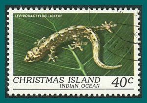 Christmas Island 1981 Reptiles, 40c used #114,SG146