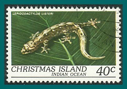 Christmas Island 1981 Reptiles, 40c used #114,SG146