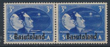 Basutoland SG 31 Mint Hinged  Pair OPT - Victory 