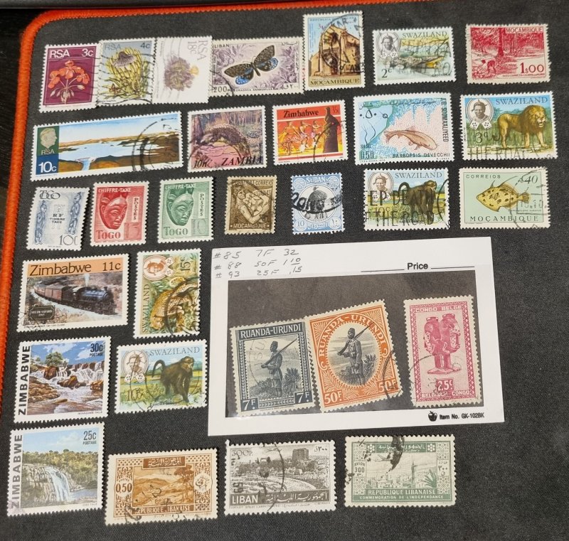 africa GB old stamps 1800s'  collection #1523